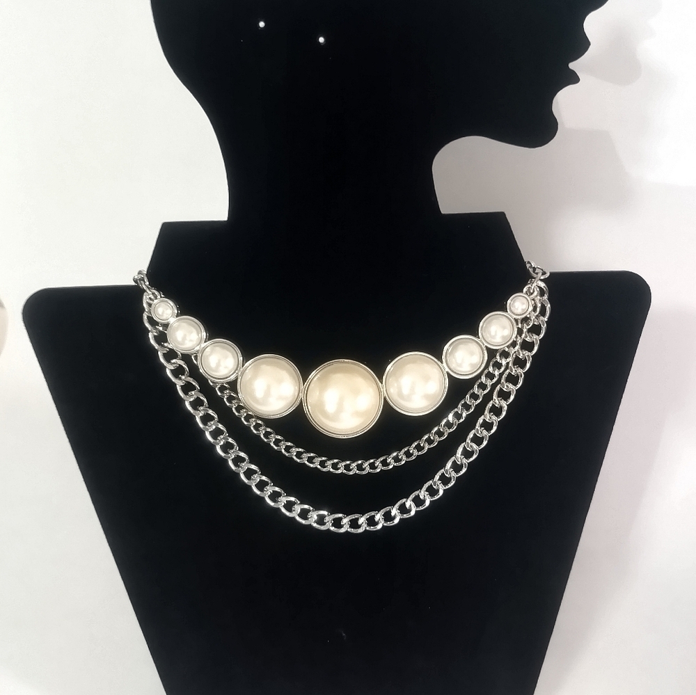 [5x$20] New Pearls & Chain Necklace